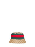 Gucci 8757424HBKJ9666 GG Canvas Bucket Hat — Beige