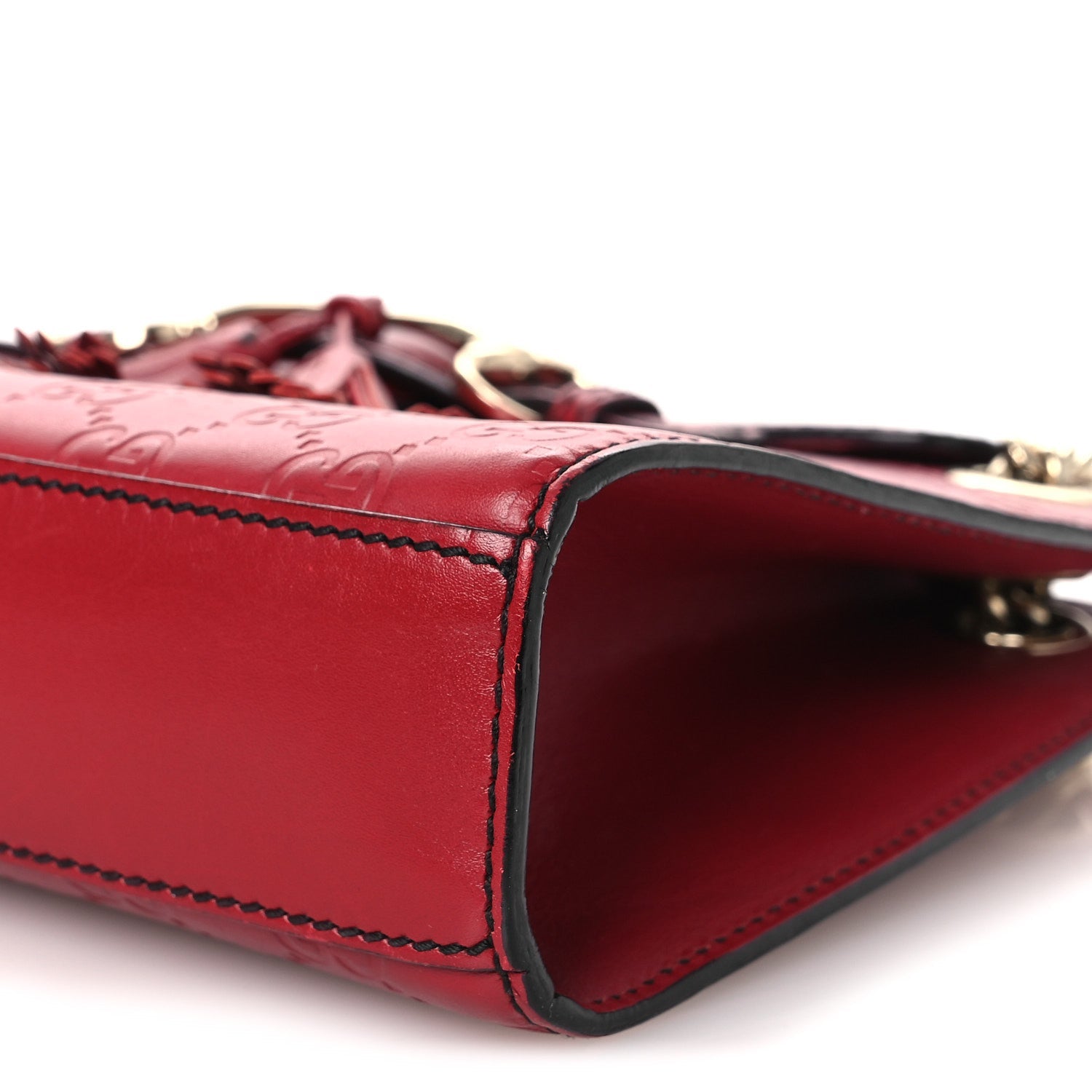 Guccissima Small Emily Shoulder Bag Red