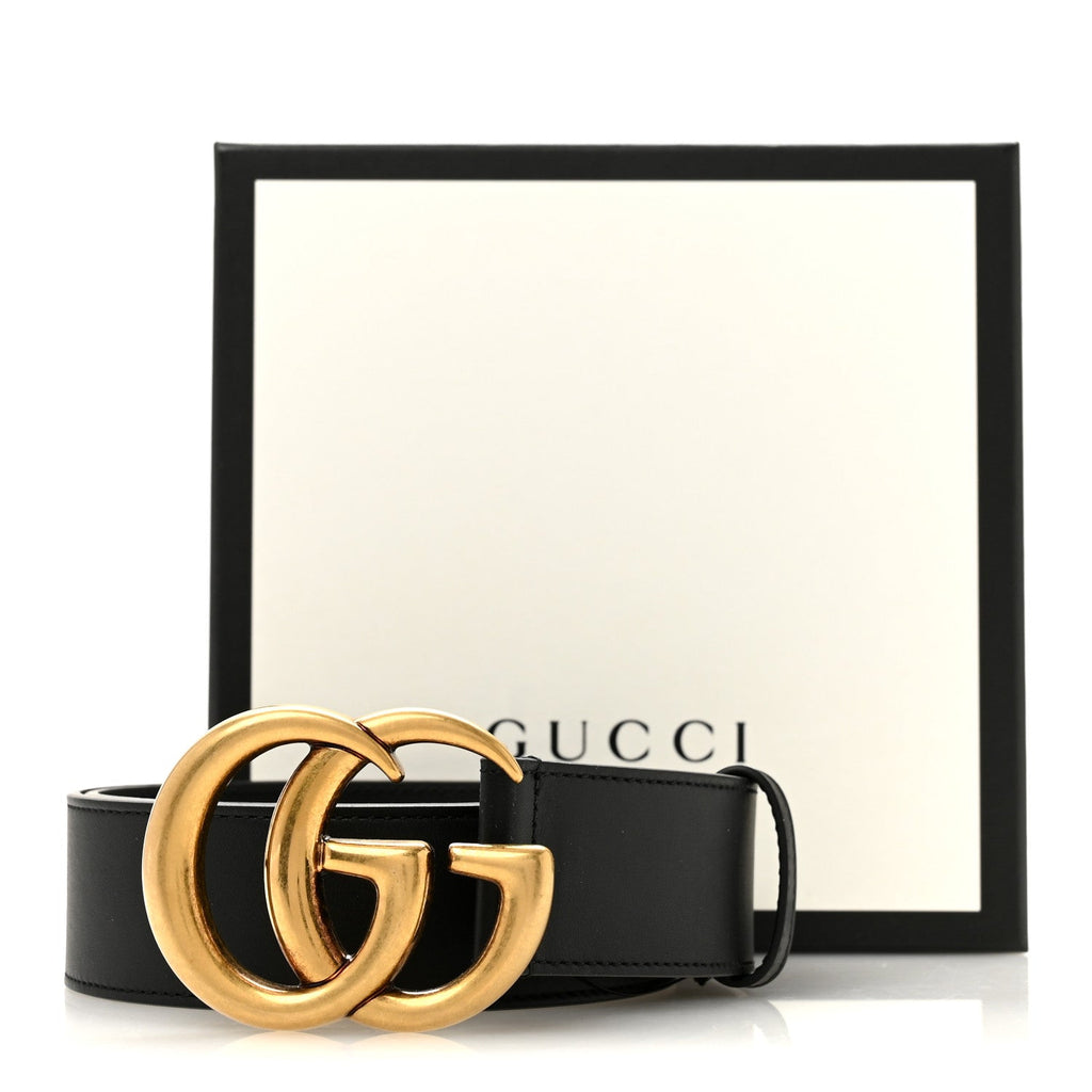 Calfskin Double G 40mm Belt 80 32 Black