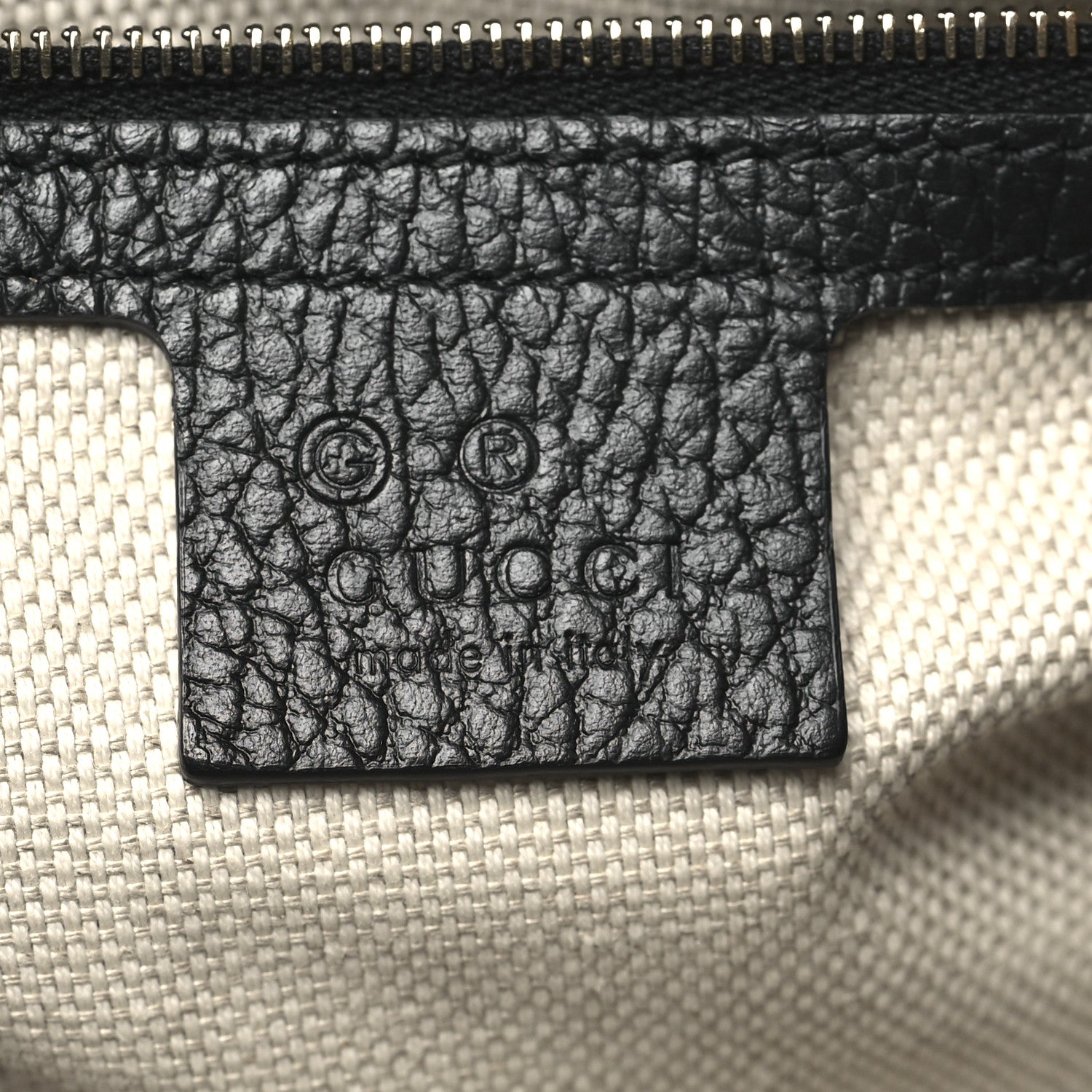 Dollar Calfskin Medium Soho Top Handle Satchel Black