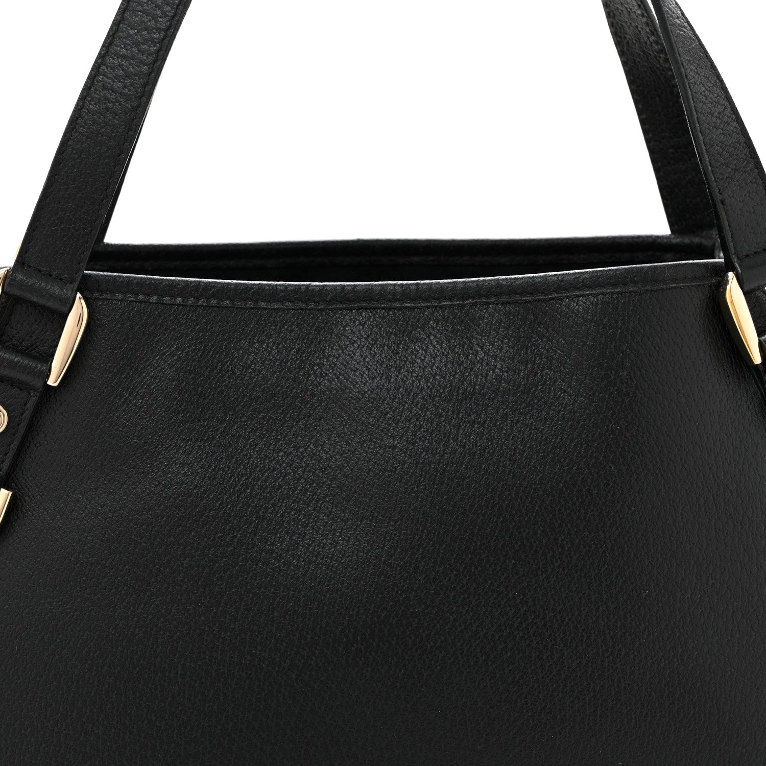 Calfskin Medium Abbey Shoulder Bag Black