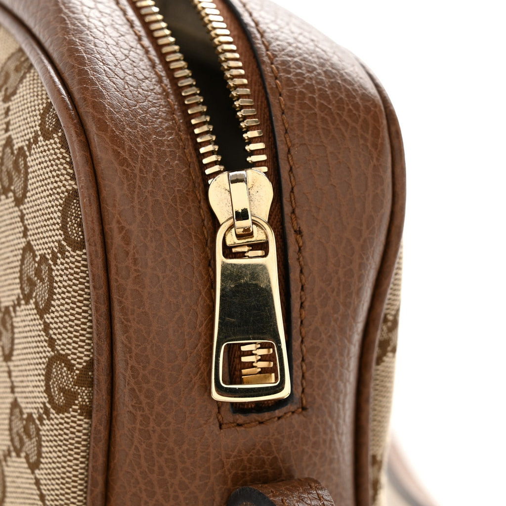 Monogram Mini Bree Messenger Bag Beige Tabacco