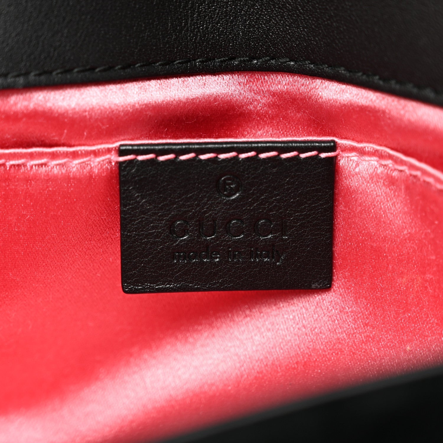 Velvet Matelasse Mini GG Marmont Shoulder Bag Black
