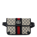 GG Supreme Monogram Web Small Ophidia Belt Bag 90 36 Beige Navy