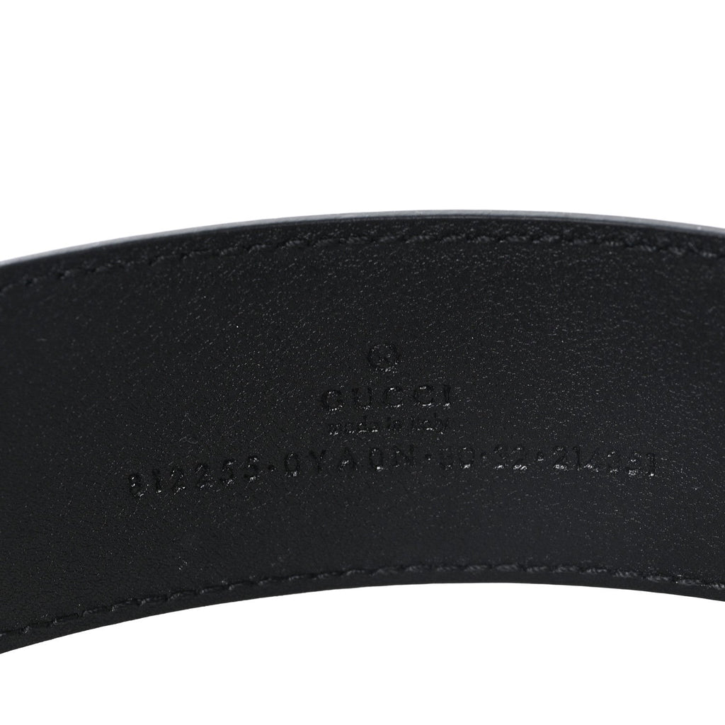 Plutone Calfskin Interlocking G 40mm Belt 80 32 Black