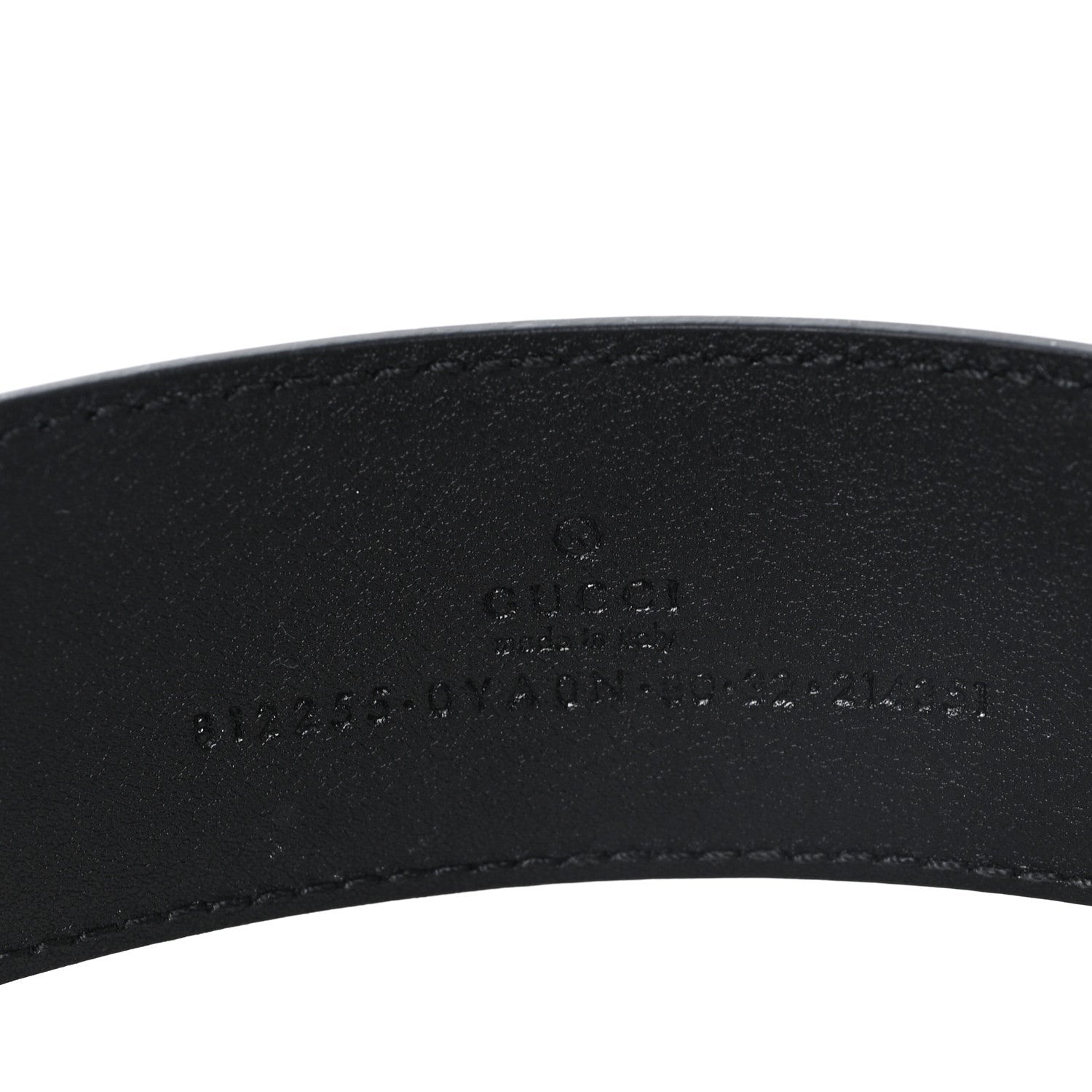 Plutone Calfskin Interlocking G 40mm Belt 80 32 Black