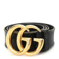 Faded Calfskin Double G 40mm Belt 85 34 Black