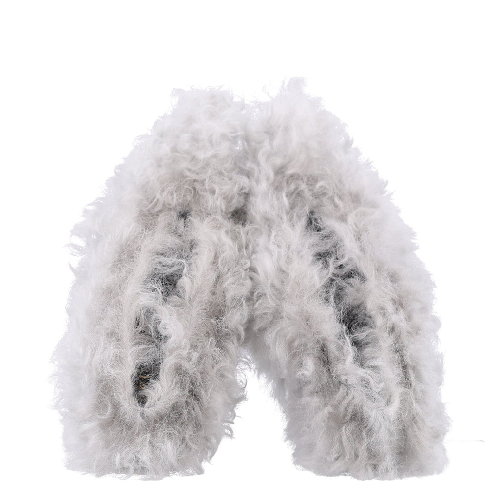 Shearling Musa Pumps 38 Alpy Gray