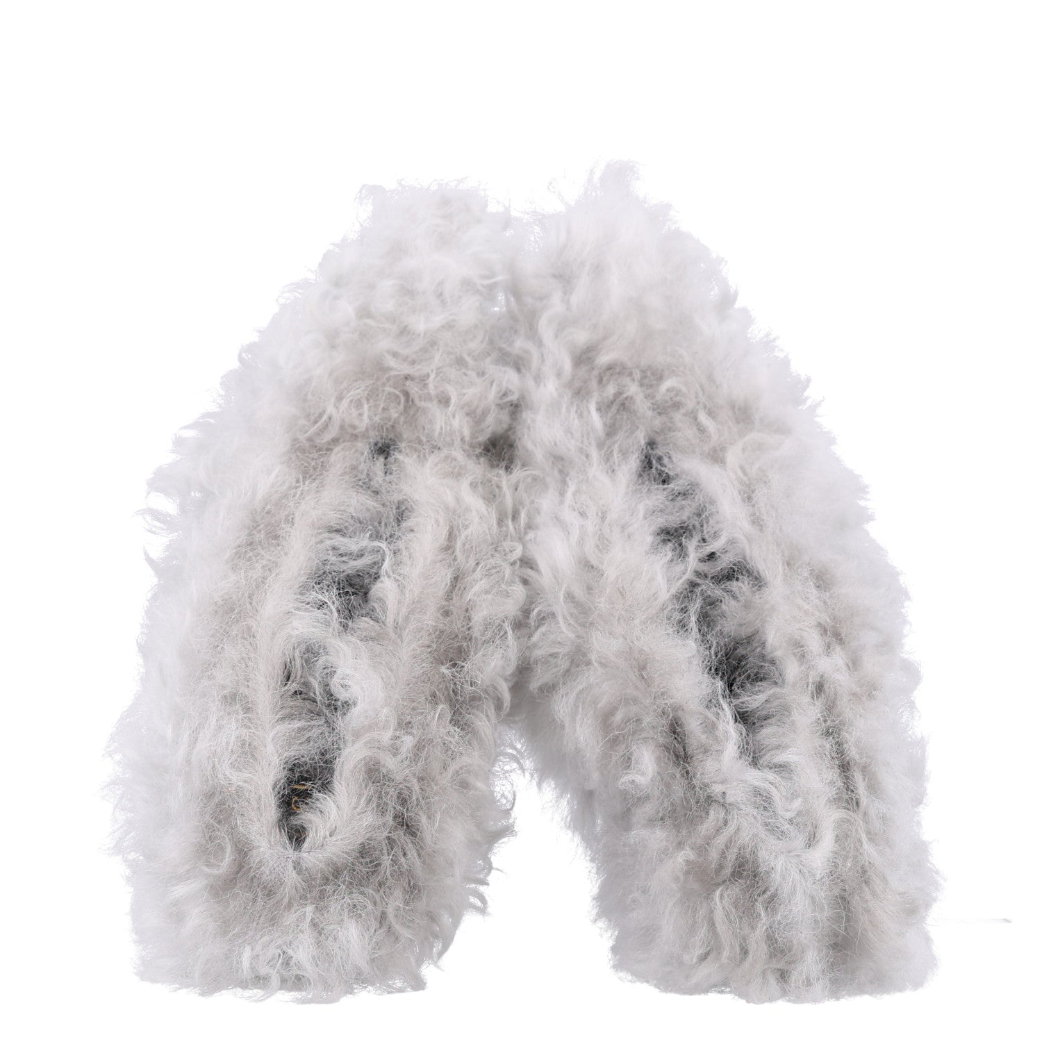 Shearling Musa Pumps 38 Alpy Gray
