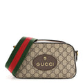 GG Supreme Monogram Web Neo Vintage Shoulder Bag Beige New Acero Crop