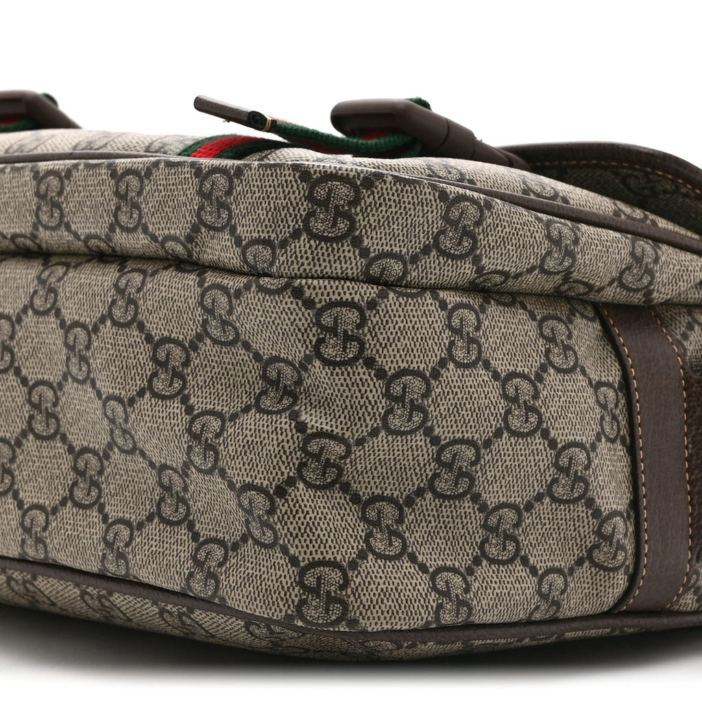 GG Supreme Small Messenger Bag Beige Ebony