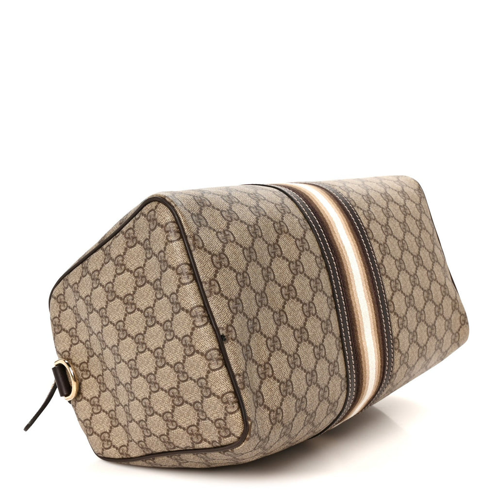 GG Plus Monogram Web Medium Joy Boston Dark Brown