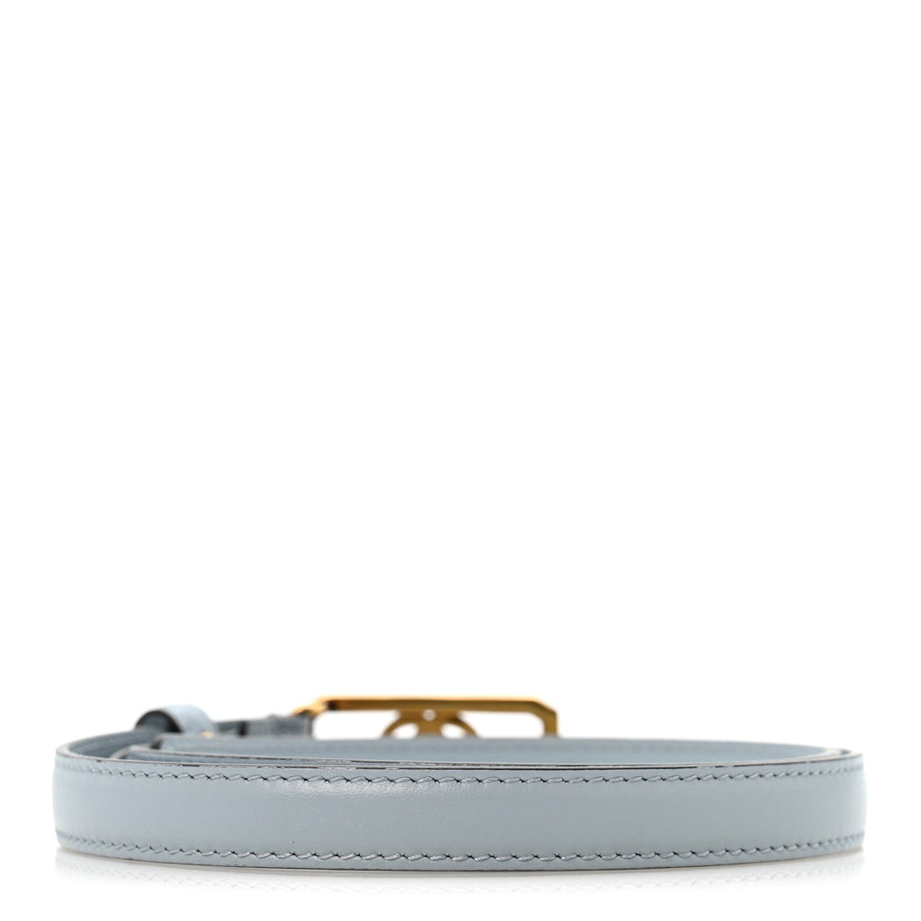 Calfskin Plutone Calfskin Interlocking G 15mm Belt 70 28 Blue