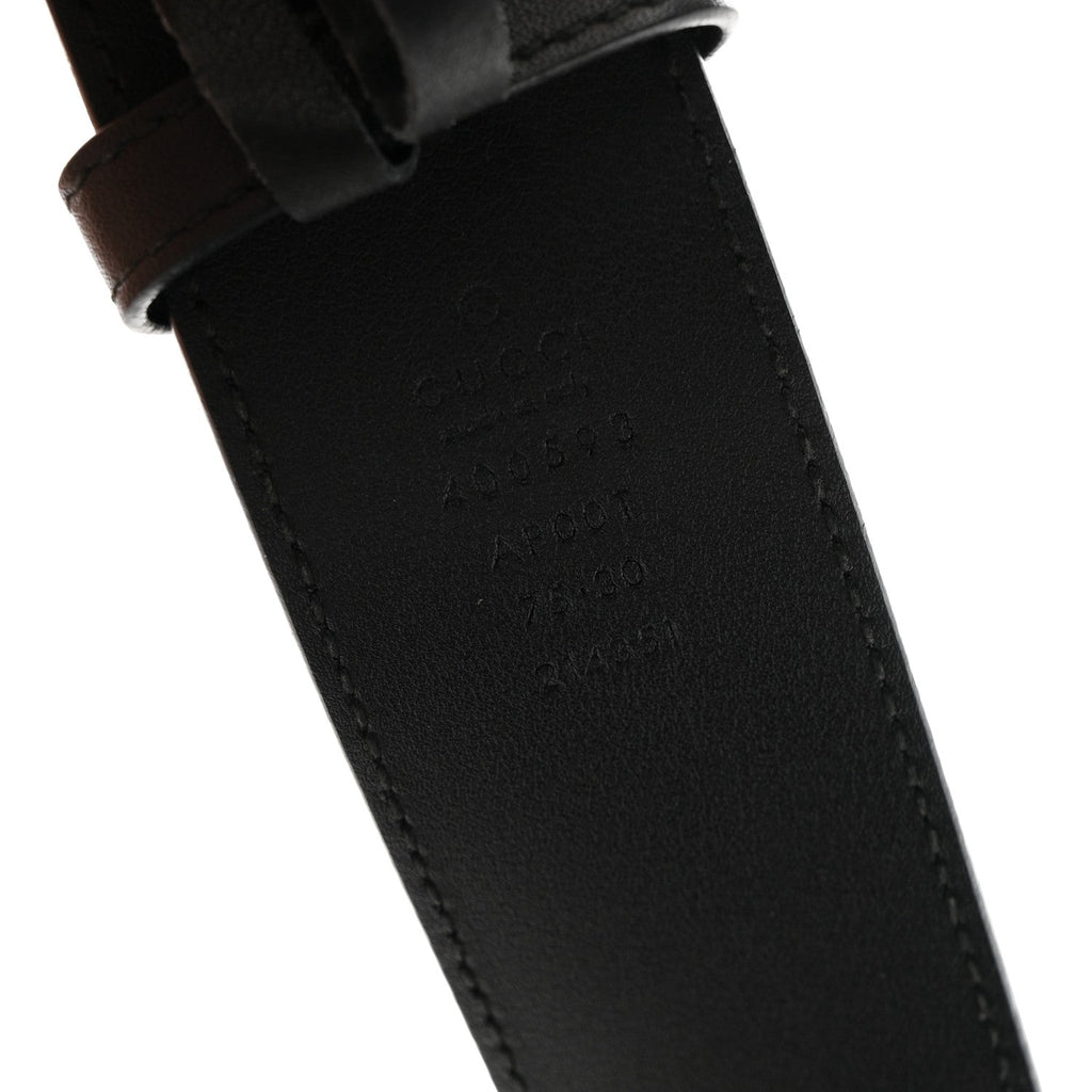 Calfskin Double G 40mm Belt 75 30 Black