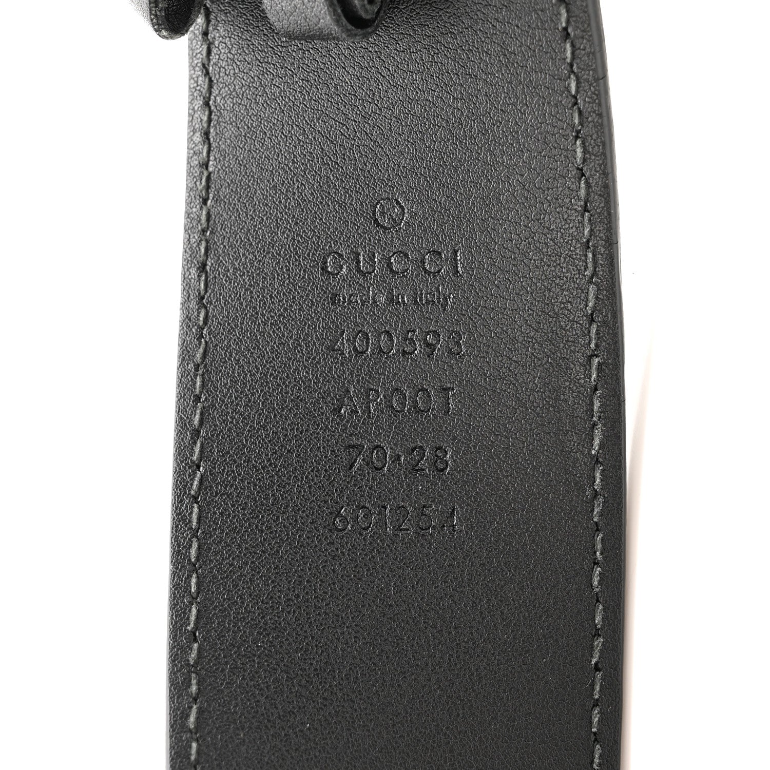 Calfskin Double G 40mm Belt 70 28 Black