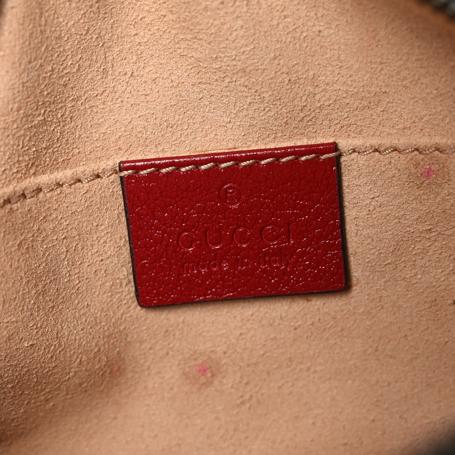 Azalea Calfskin Matelasse Diagonal Torchon GG Marmont Belt Bag 75 30 Black Romantic Cerise
