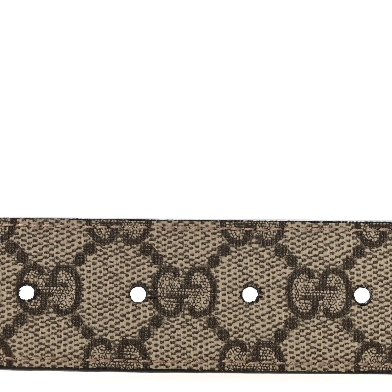 Supreme Monogram Calfskin Rectangular Belt 75 30 Brown