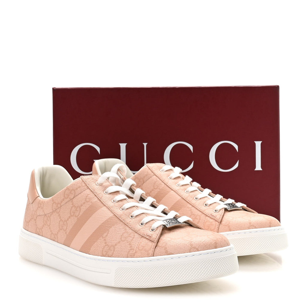 GG Supreme Tonal Web Womens New Ace Sneakers 41 Pink