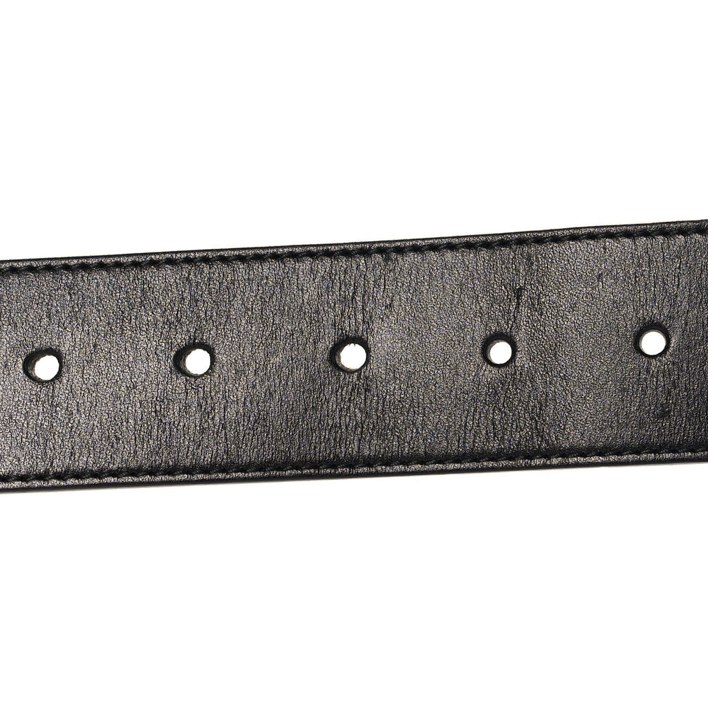 Nylon Calfskin Double G Web 40mm Belt 85 34 Blue Red Black