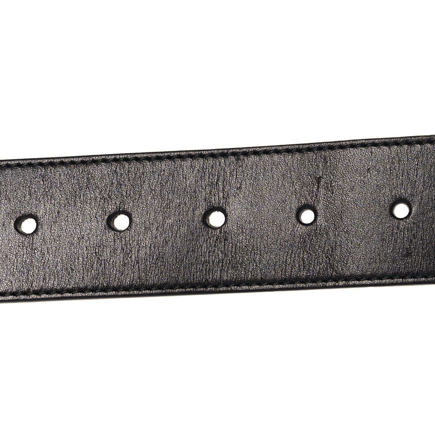 Nylon Calfskin Double G Web 40mm Belt 85 34 Blue Red Black