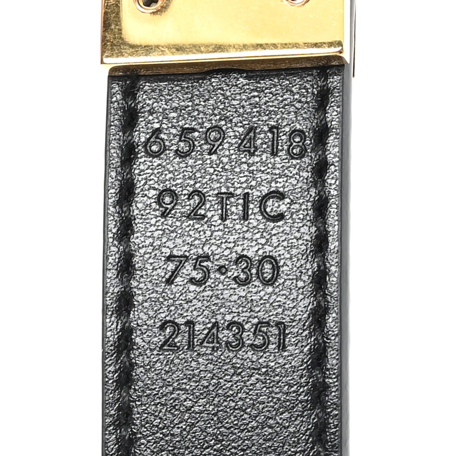 Calfskin GG Supreme Monogram Double G Reversible 20mm Belt 75 30 Beige Ebony Black