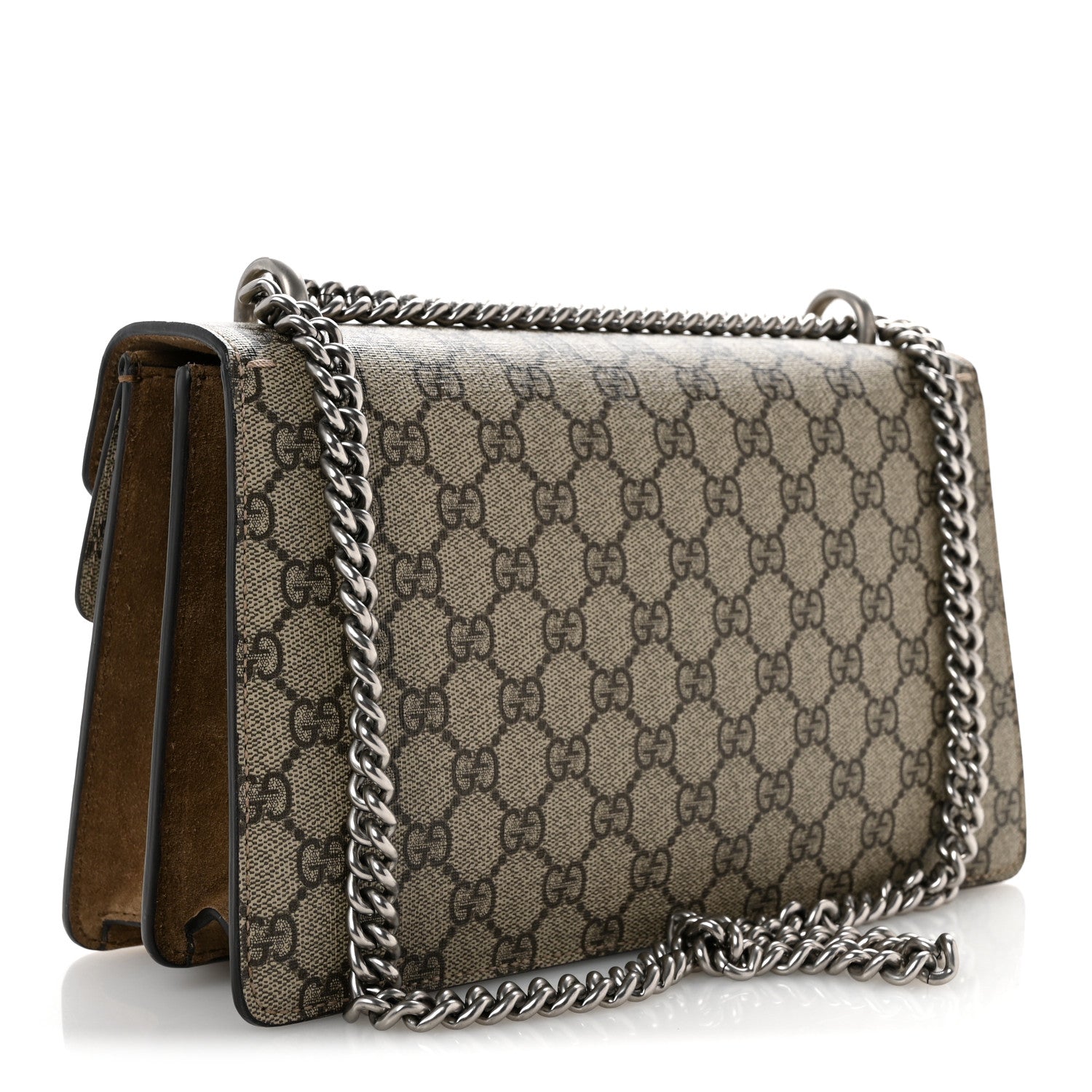 GG Supreme Monogram Small Dionysus Shoulder Bag Taupe