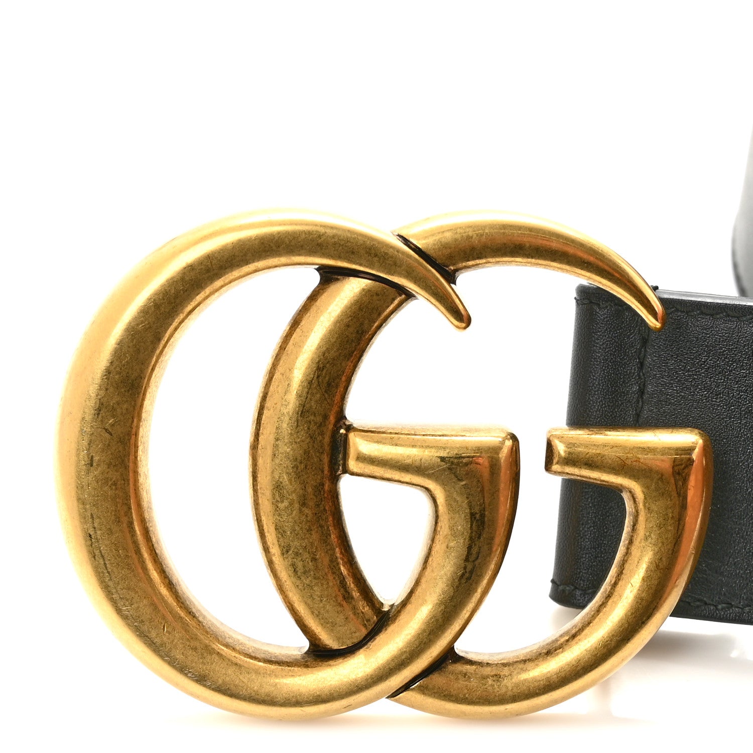 Calfskin Double G 30mm Belt 80 32 85 34 Black