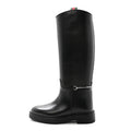 Marot Lux Michelangelo Slim Horsebit Riding Boots 37.5 Black