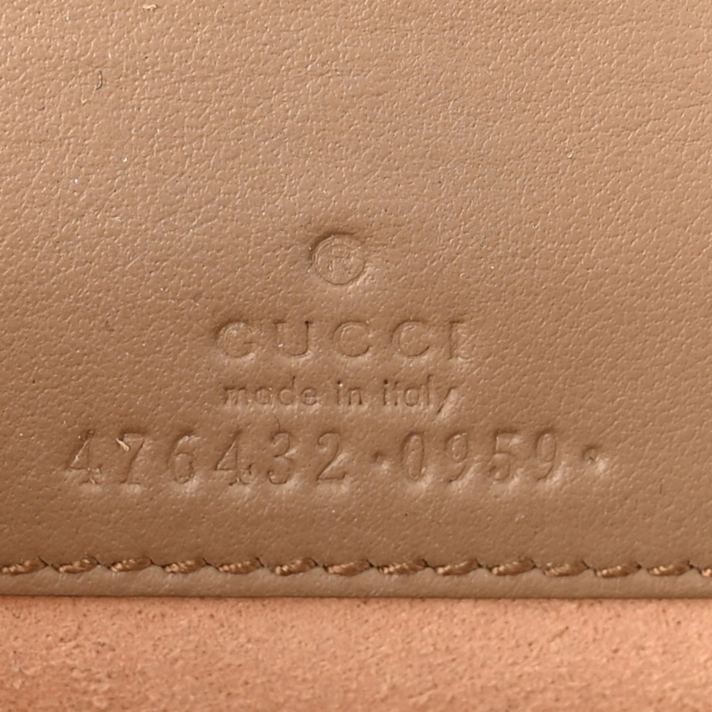 GG Supreme Monogram Super Mini Dionysus Shoulder Bag Taupe