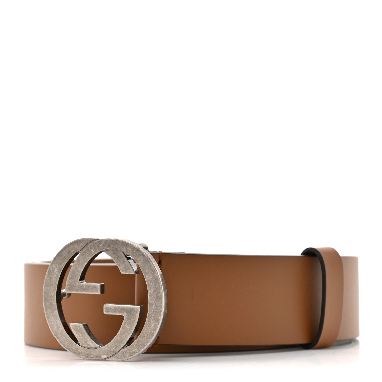 Selleria Calfskin Mens Interlocking G 37mm Belt 90 36 Cuir