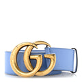 Calfskin Double G 40mm Belt 90 36 Clear Sky Blue