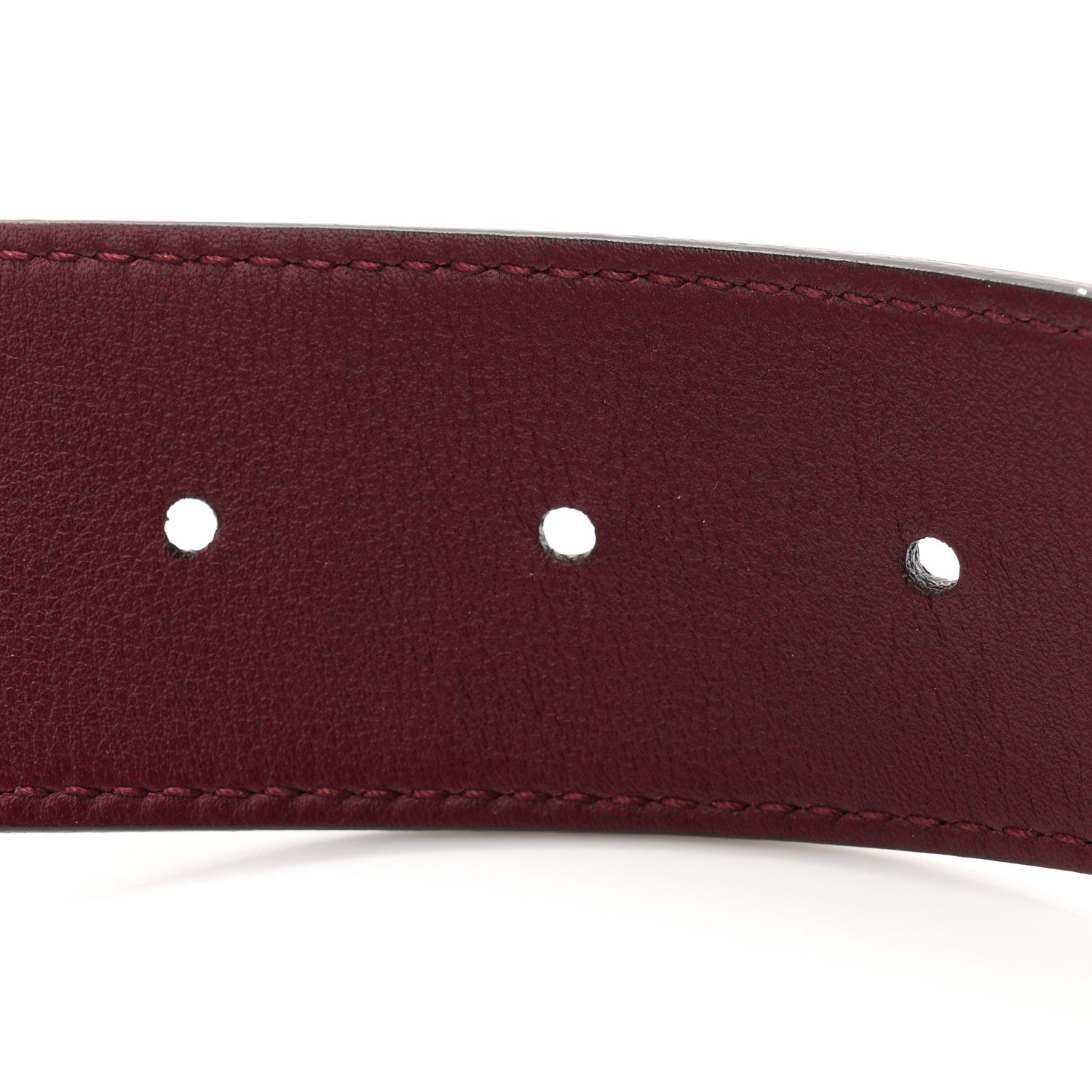 Moon Calfskin Nickel Double G 40mm Belt 85 34 Strong Red
