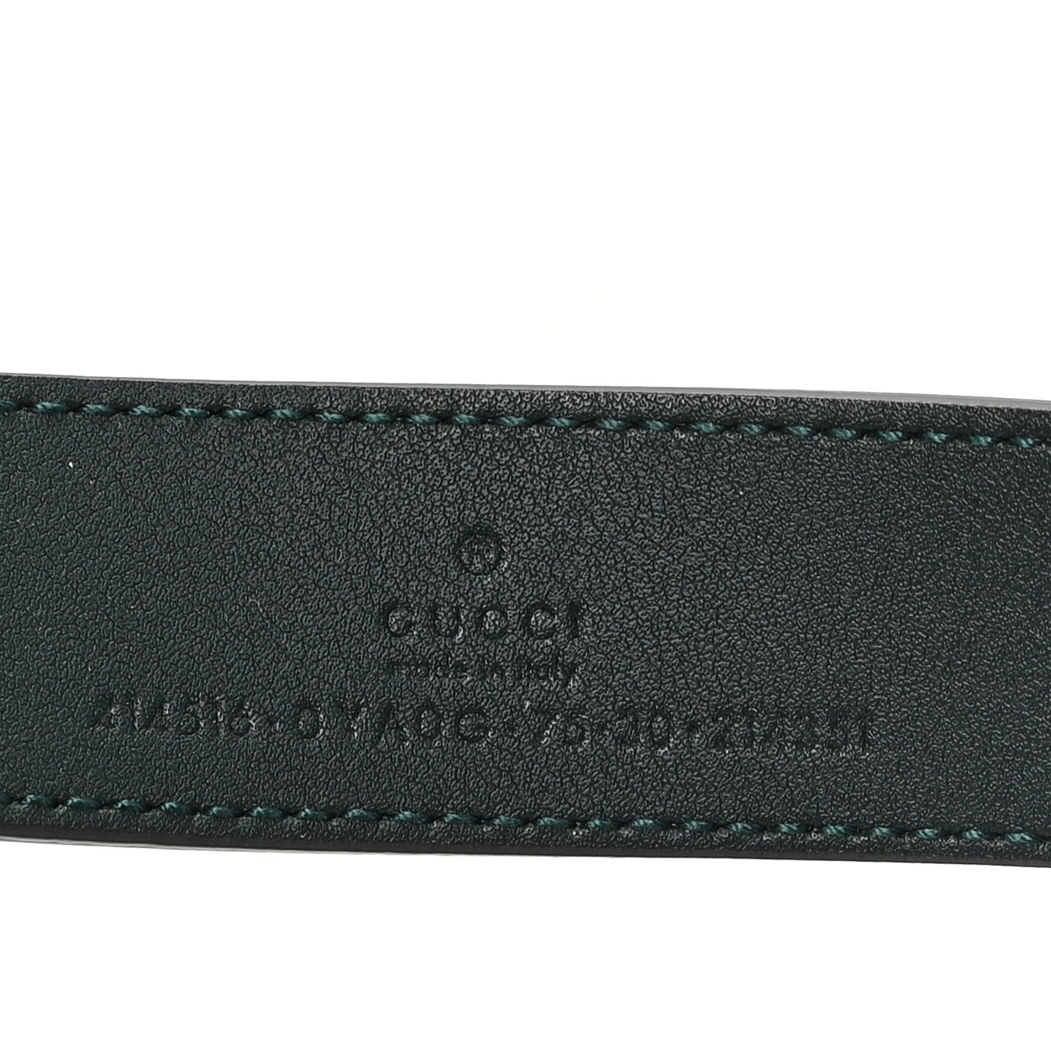 Plutone Calfskin Double G 30mm Belt 75 30 Verde