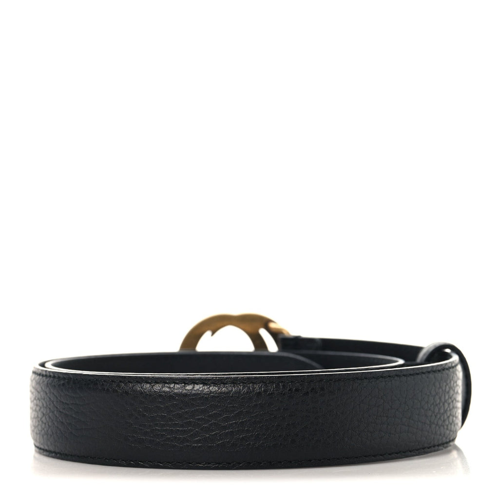 Calfskin Mens Interlocking G Belt 75 30 Black