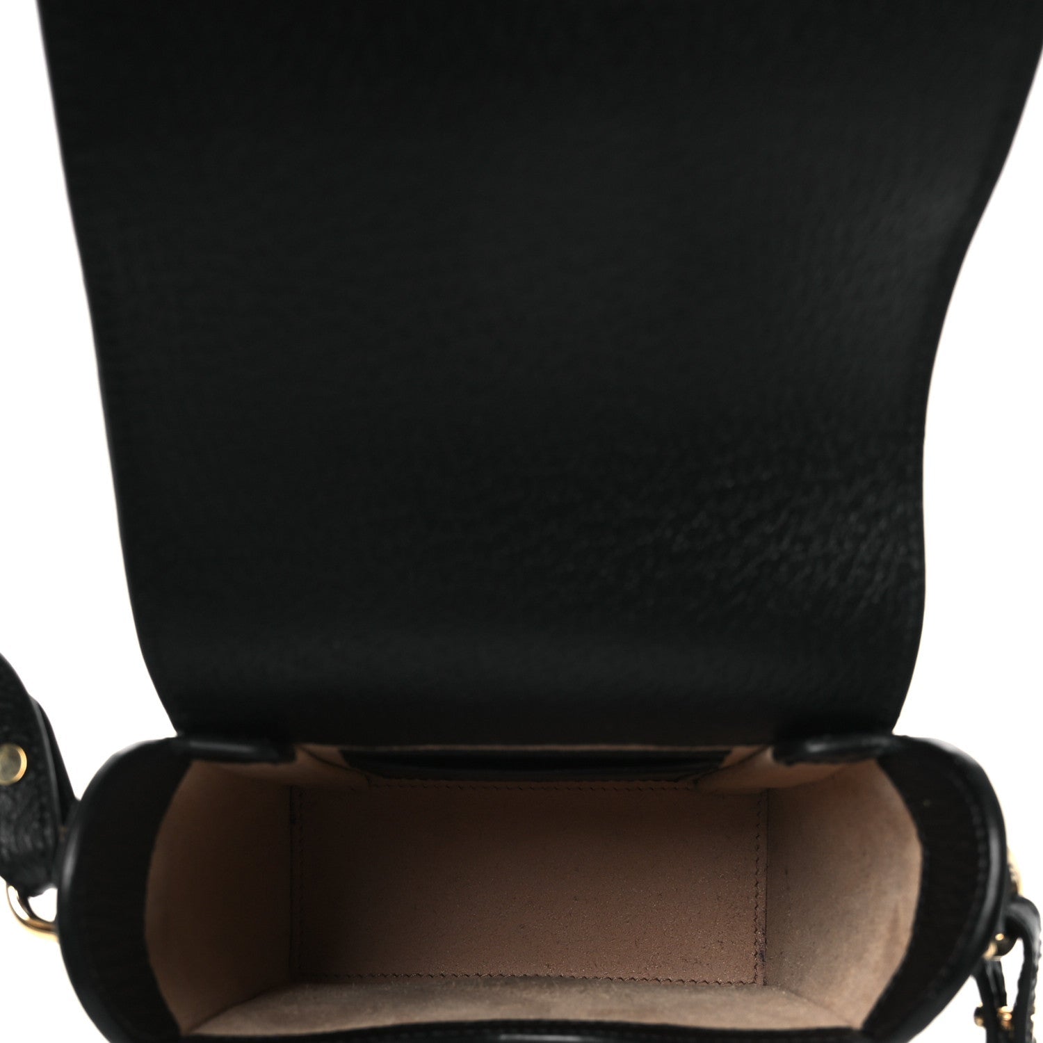 Dollar Calfskin Vertical Horsebit 1955 Crossbody Bag Black