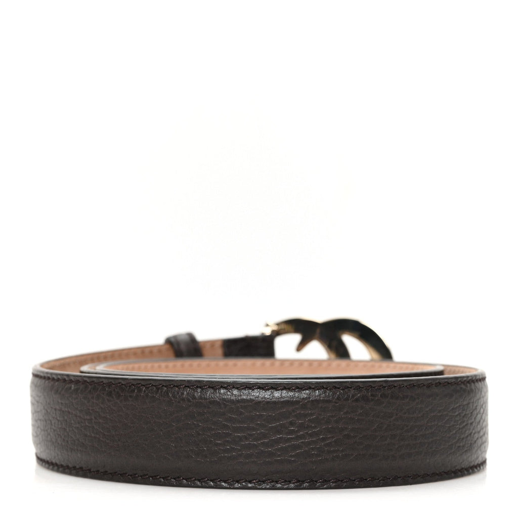 Calfskin Double G 30mm Belt 90 36 Brown