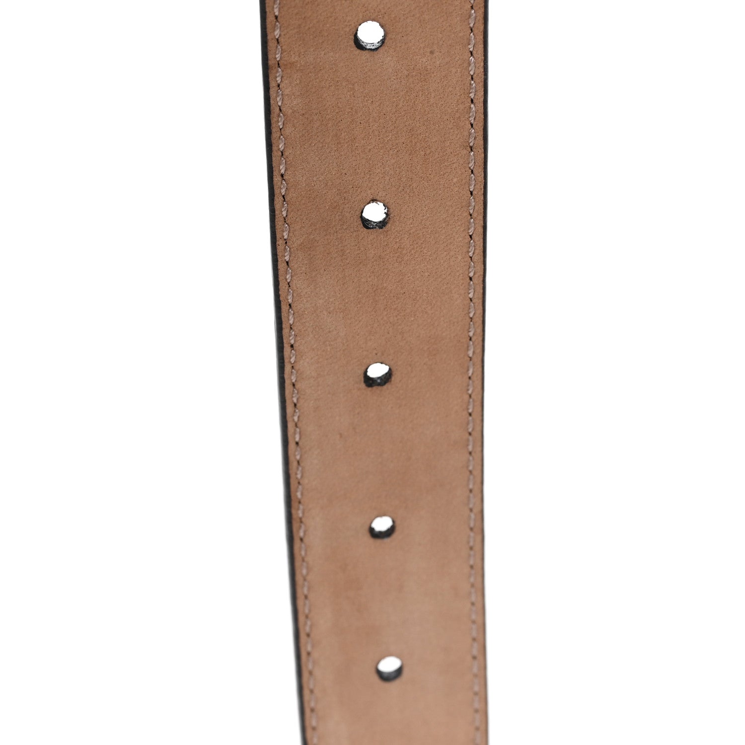 Calfskin Crystal Interlocking G Belt 80 32 Black