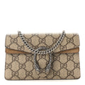 GG Supreme Monogram Super Mini Dionysus Shoulder Bag Taupe