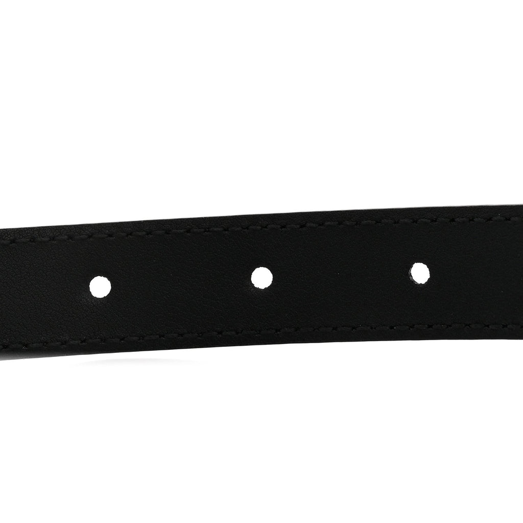 Calfskin Double G 20mm Belt 80 32 Black