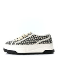 GG Monogram Jacquard Womens 1977 Tennis Platform 52mm Sneakers 36.5 Black Mystic White