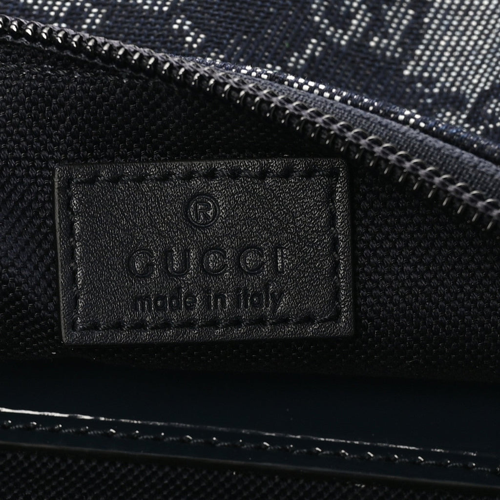 Canvas Monogram Camouflage Belt Bag Black