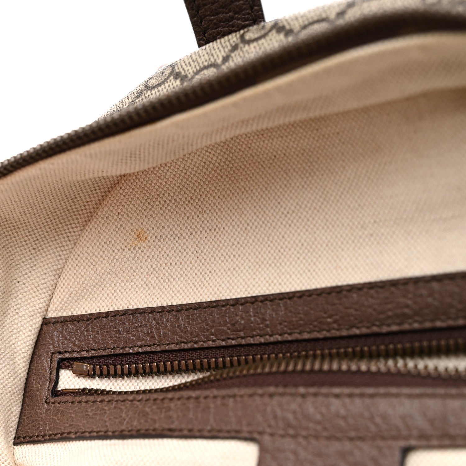 GG Supreme Monogram Calfskin Web Small Ophidia Day Backpack Beige Ebony New Acero
