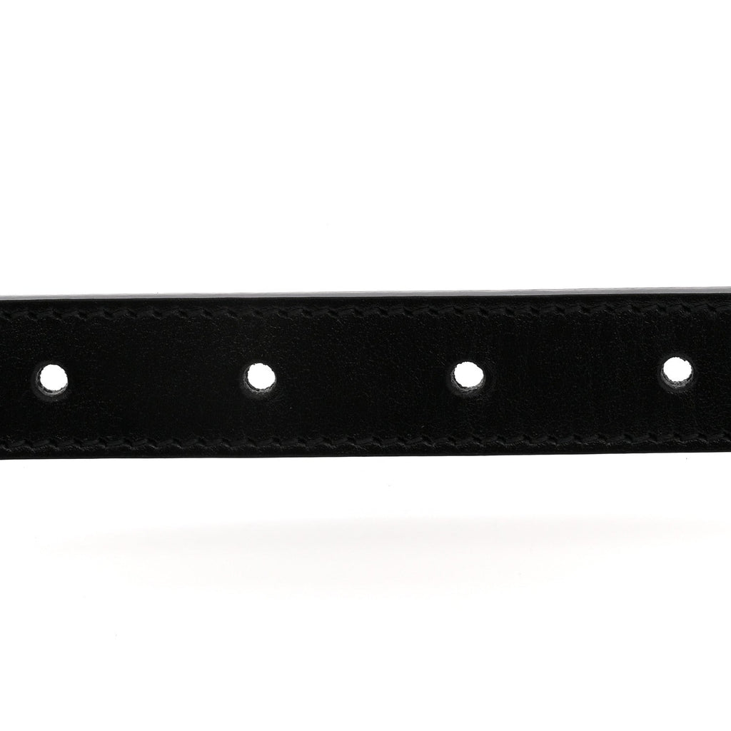 Calfskin Double G 20mm Belt 80 32 Black