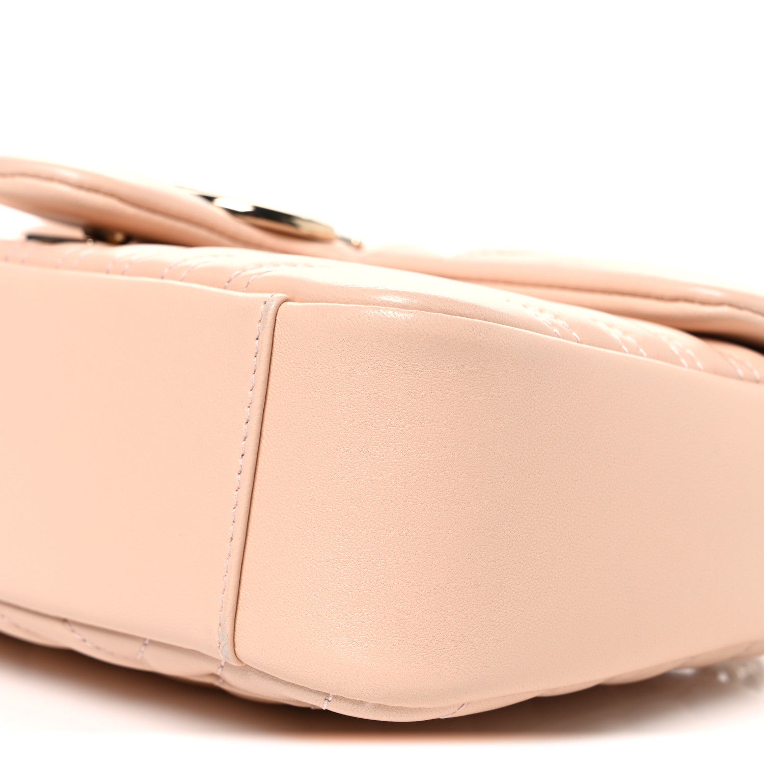 Lambskin Matelasse Medium GG Marmont Shoulder Bag Light Pink