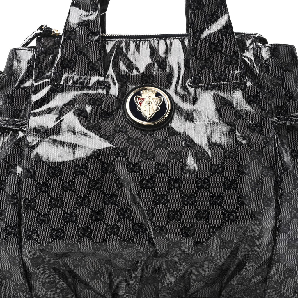 Crystal Monogram Hysteria Tote Navy Blue