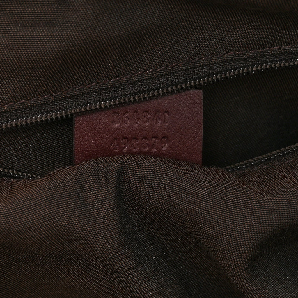 Guccissima Medium Sukey Boston Chocolate