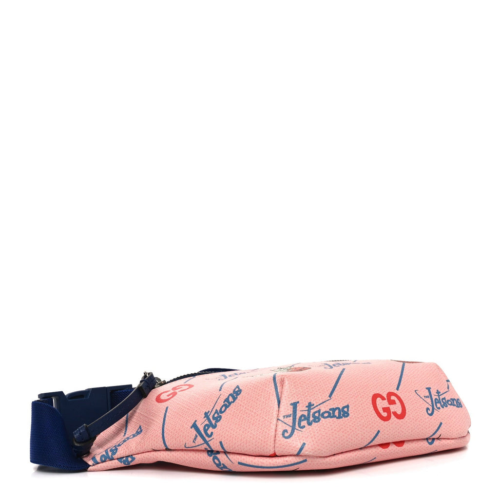 Coated Canvas Interlocking G Jetsons Childrens Belt Bag Pink