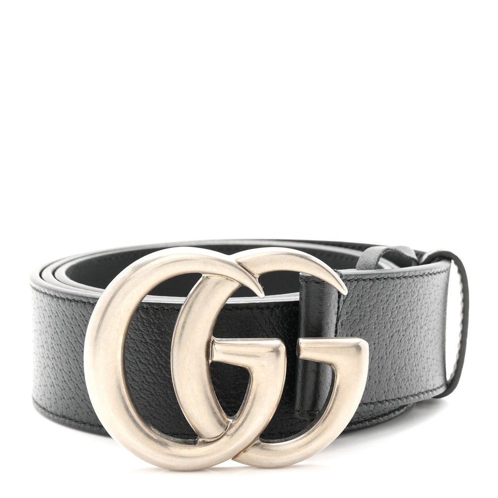 Textured Calfskin Double G 40mm Belt 95 38 Black