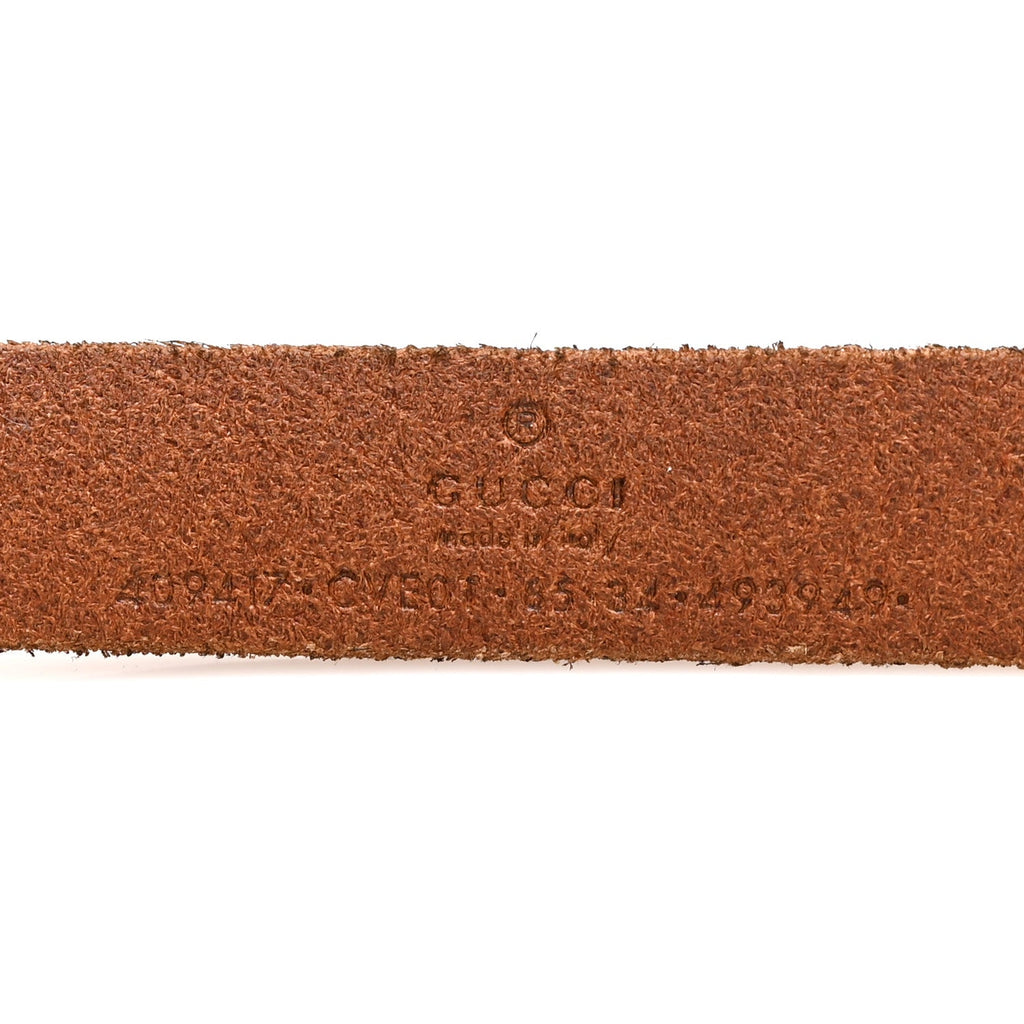 Faded Calfskin Double G 20mm Belt 85 34 Cuir
