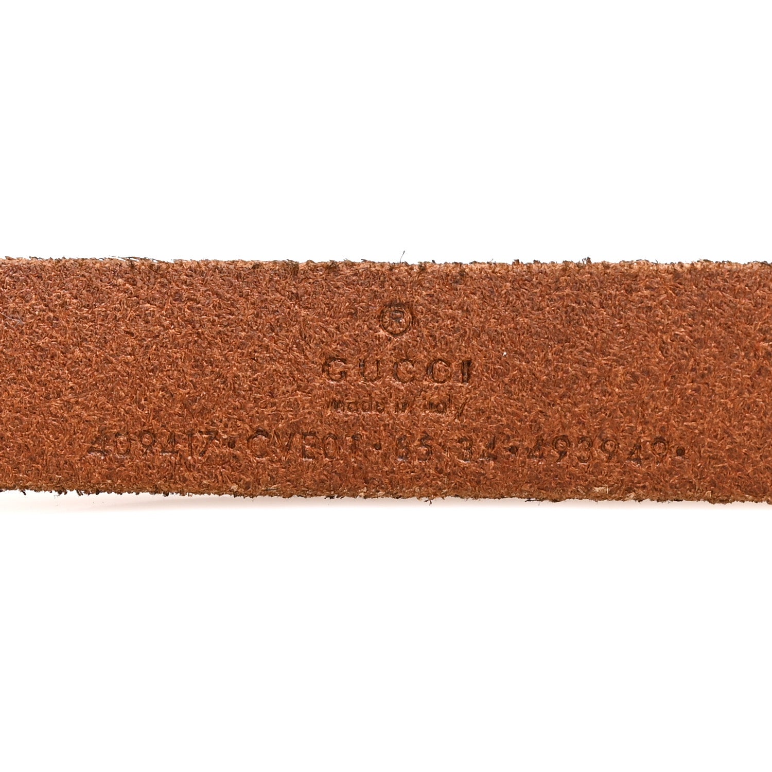 Faded Calfskin Double G 20mm Belt 85 34 Cuir
